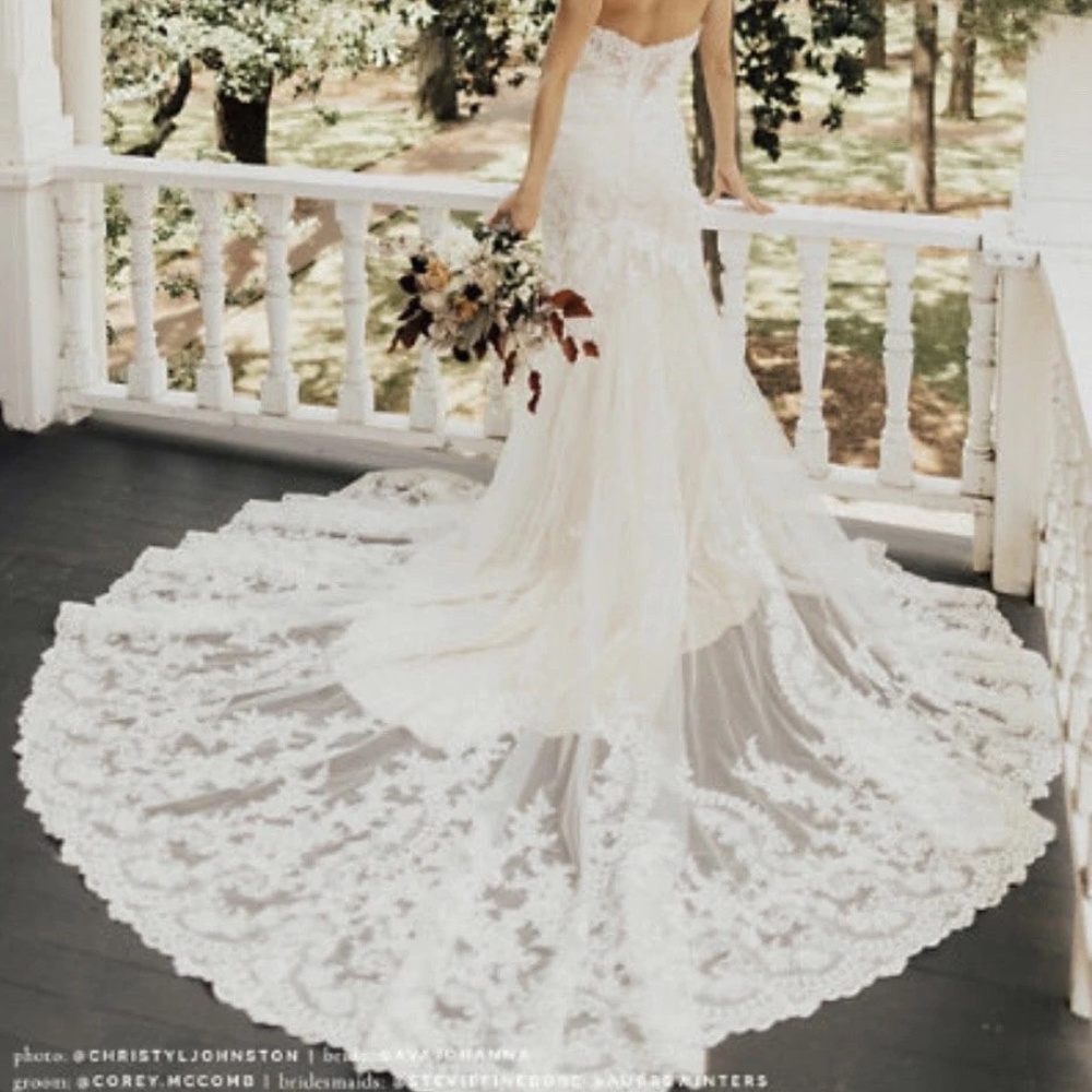 EDDY K Leigh Strapless Wedding Gown - NEW